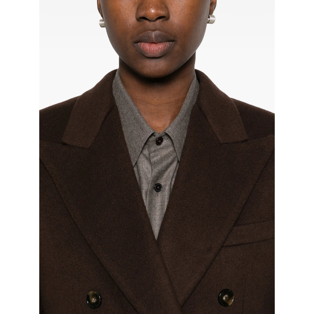 Stella Mccartney Brown Coats - Double Breasted & Peacoats Women STELLA MCCARTNEY
