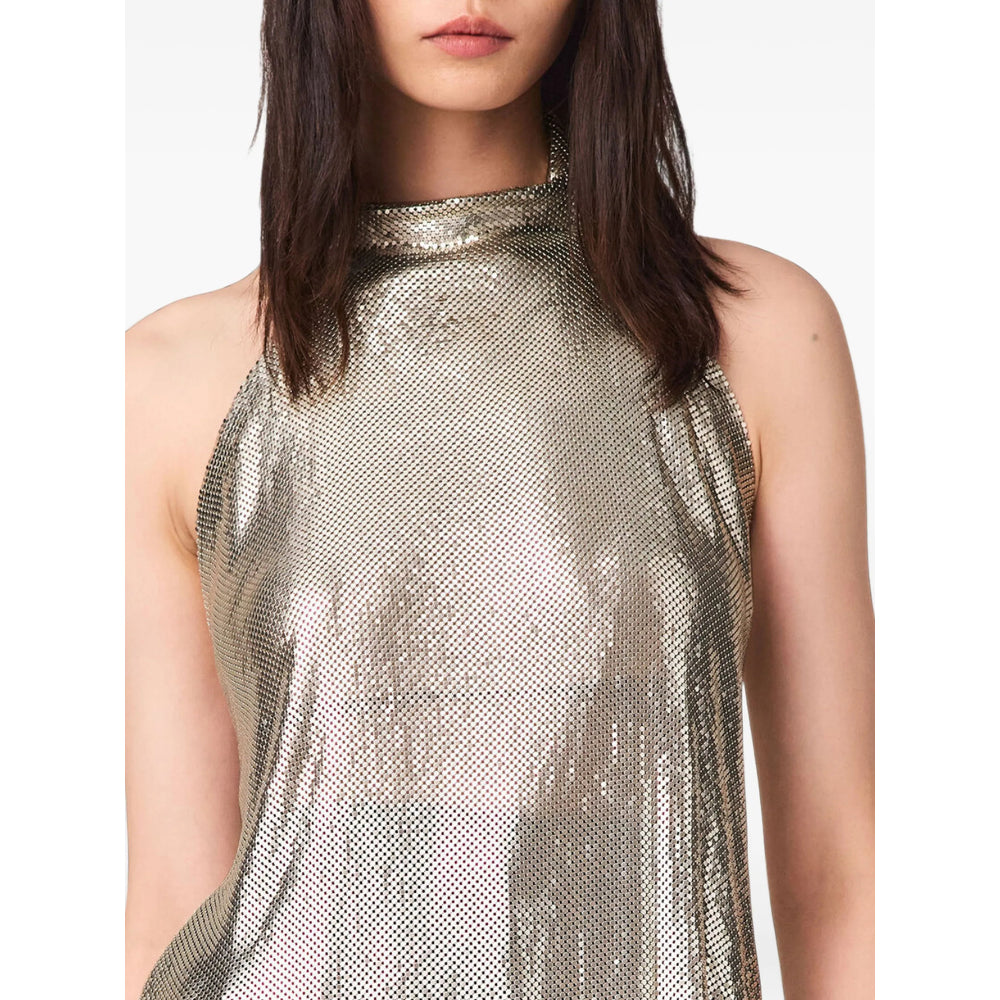 Stella Mccartney Gold Tops Women STELLA MCCARTNEY