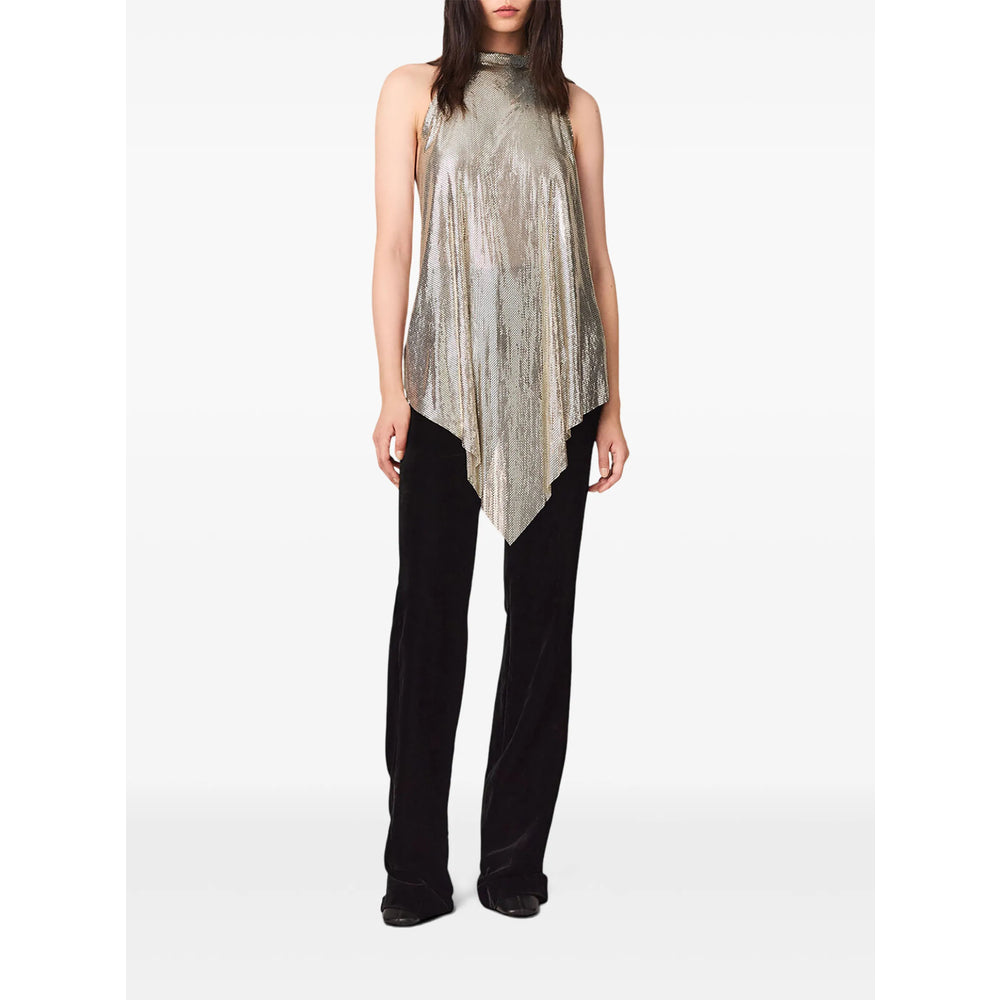 Stella Mccartney Gold Tops Women STELLA MCCARTNEY