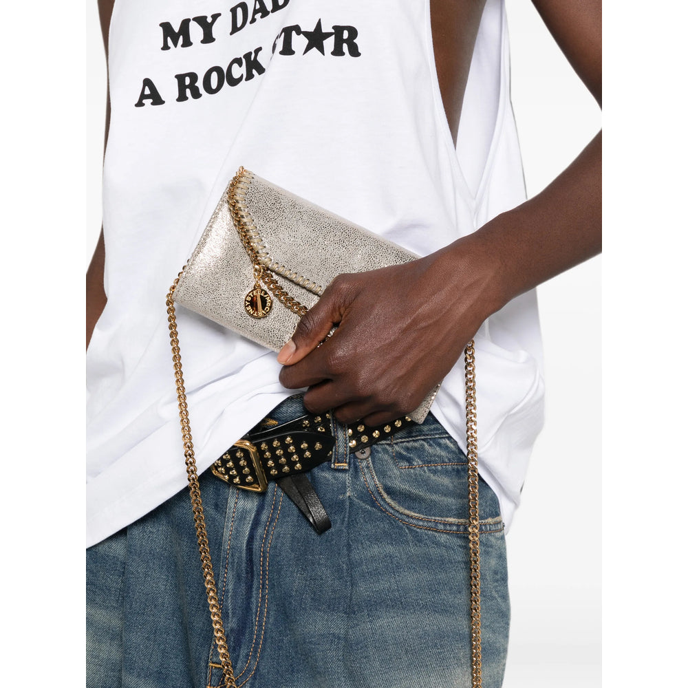 Stella Mccartney Gold Clutch Bags Women