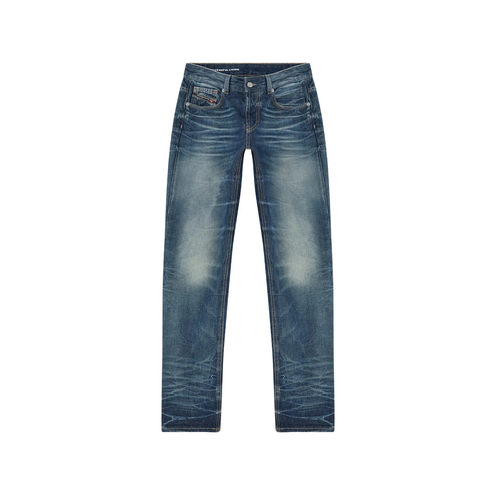 Diesel Blue Denim - Straight-Leg Jeans Women DIESEL