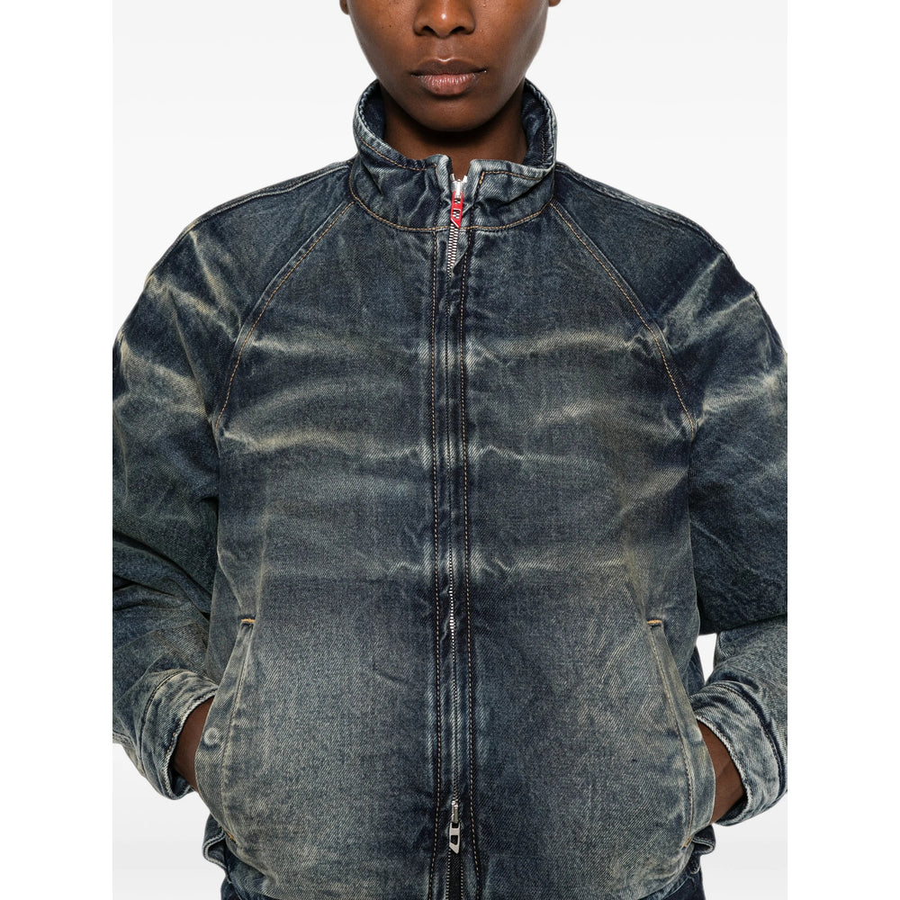 Diesel Blue Jackets - Denim Jackets Women DIESEL