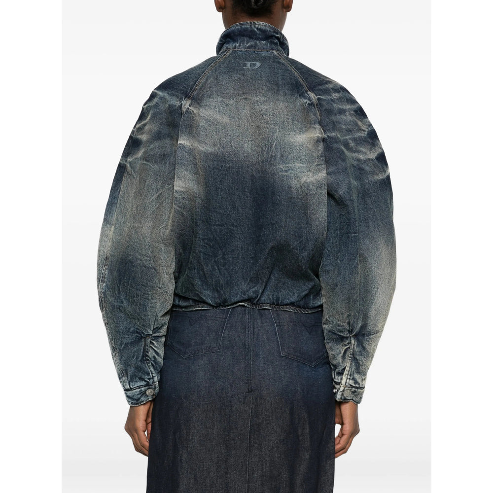 Diesel Blue Jackets - Denim Jackets Women DIESEL