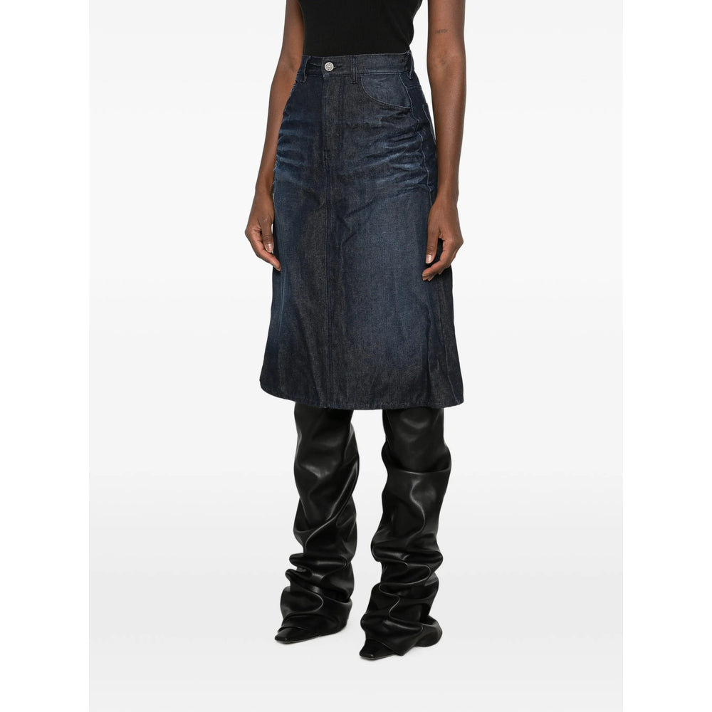 Diesel Blue Skirts - Straight Skirts Women DIESEL
