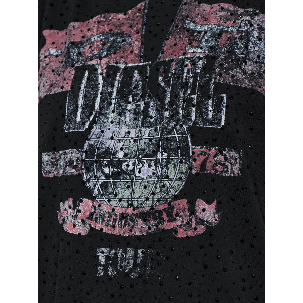 Diesel Black Tops - T-Shirts & Jerseys Women DIESEL