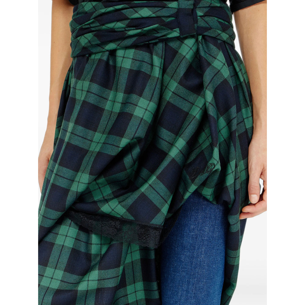 Diesel Green Skirts - Straight Skirts Women DIESEL