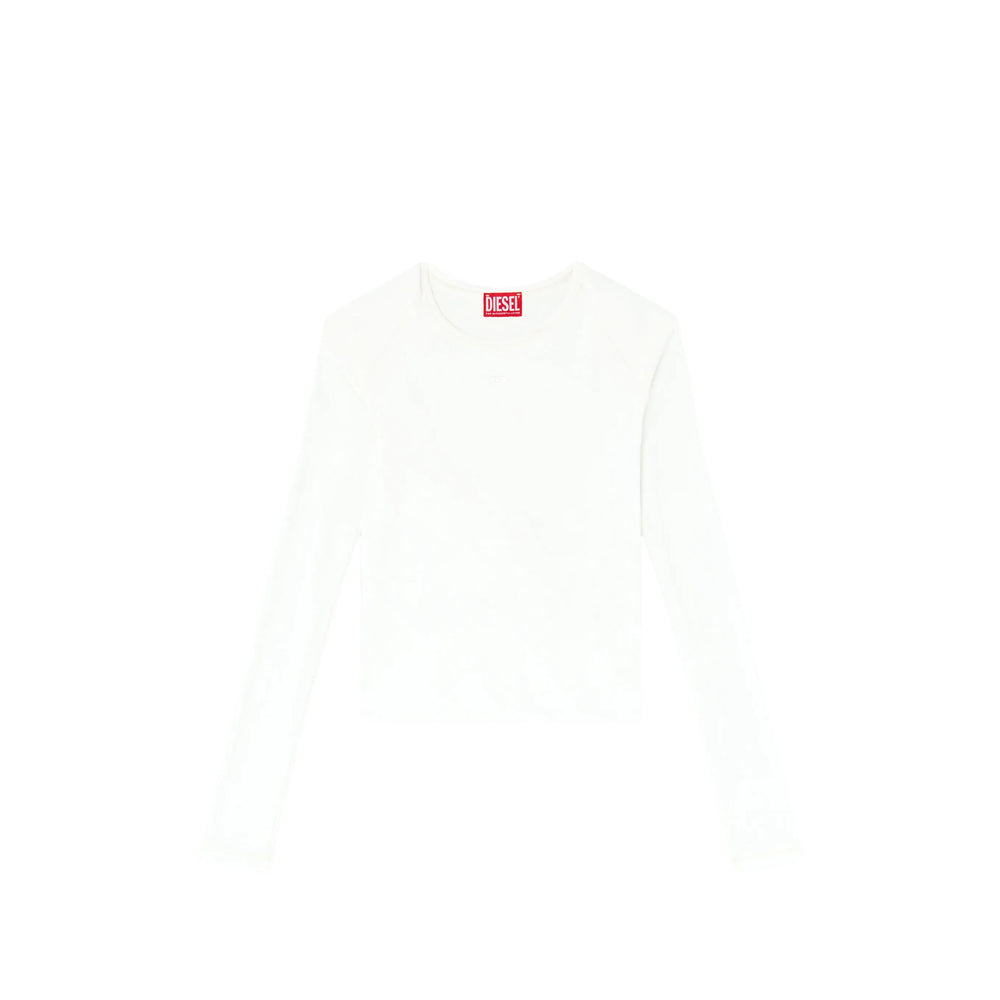 Diesel White Tops - T-Shirts & Jerseys Women DIESEL