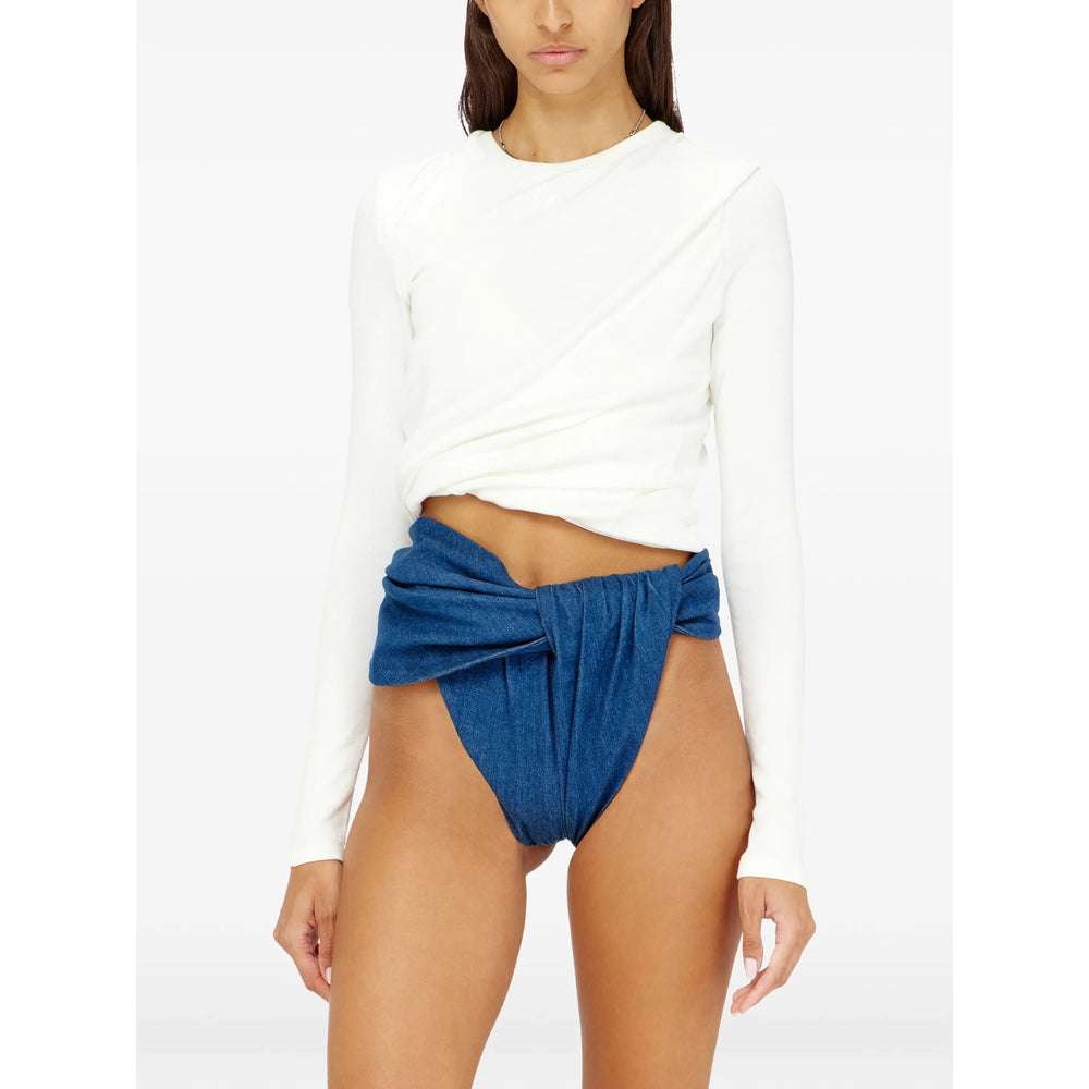 Diesel White Tops - T-Shirts & Jerseys Women DIESEL