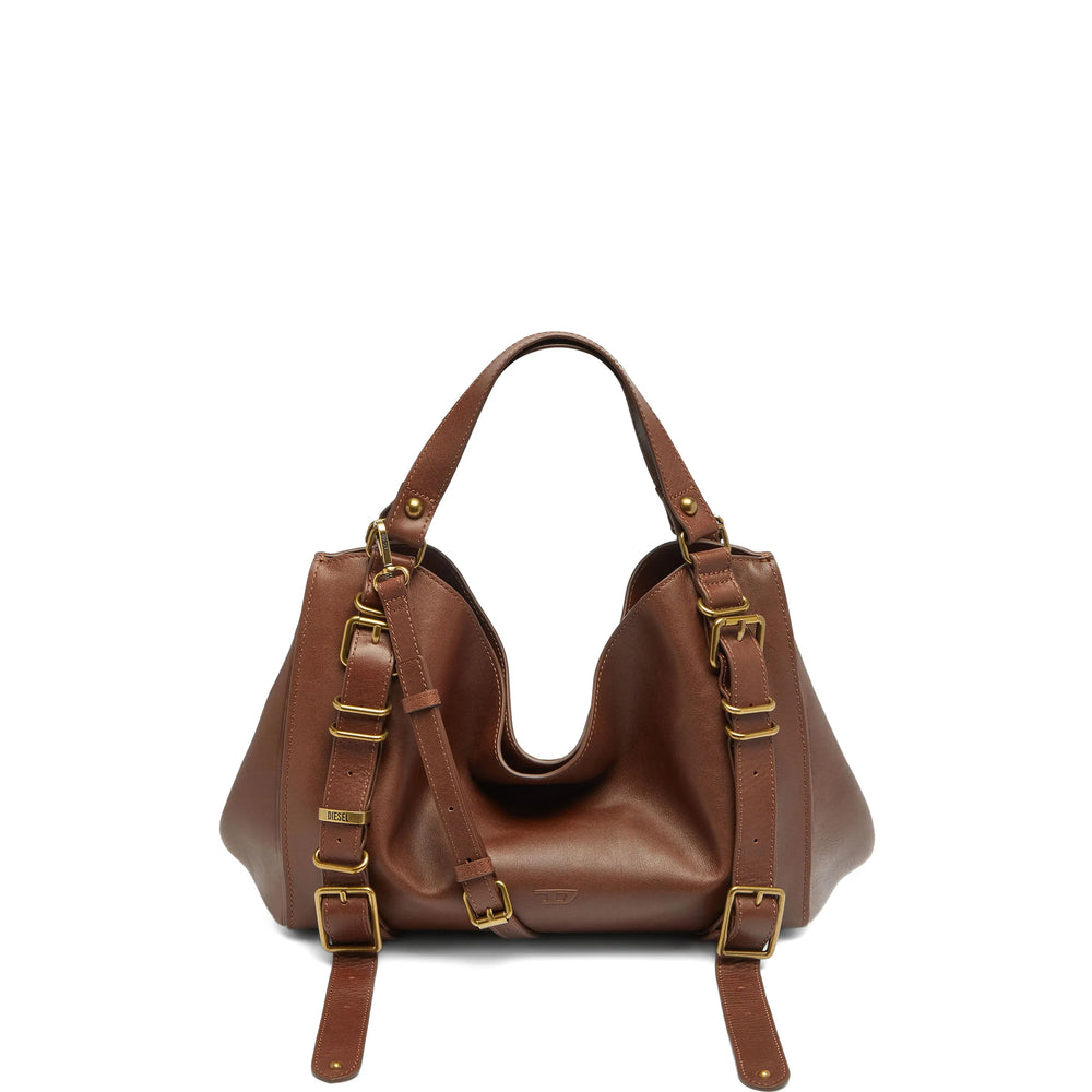 Diesel Brown Tote Bags Women DIESEL