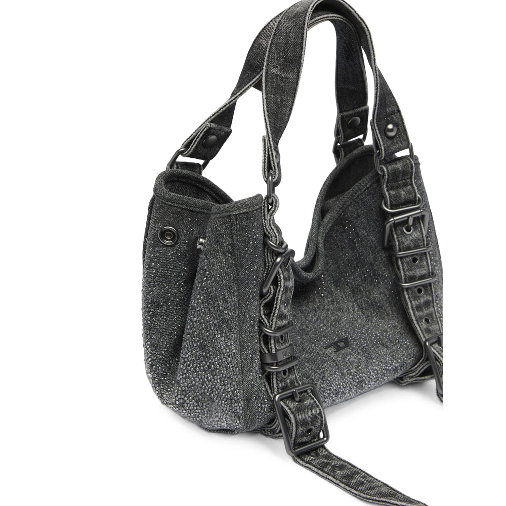 Diesel Grey Clutch Bags Women DIESEL