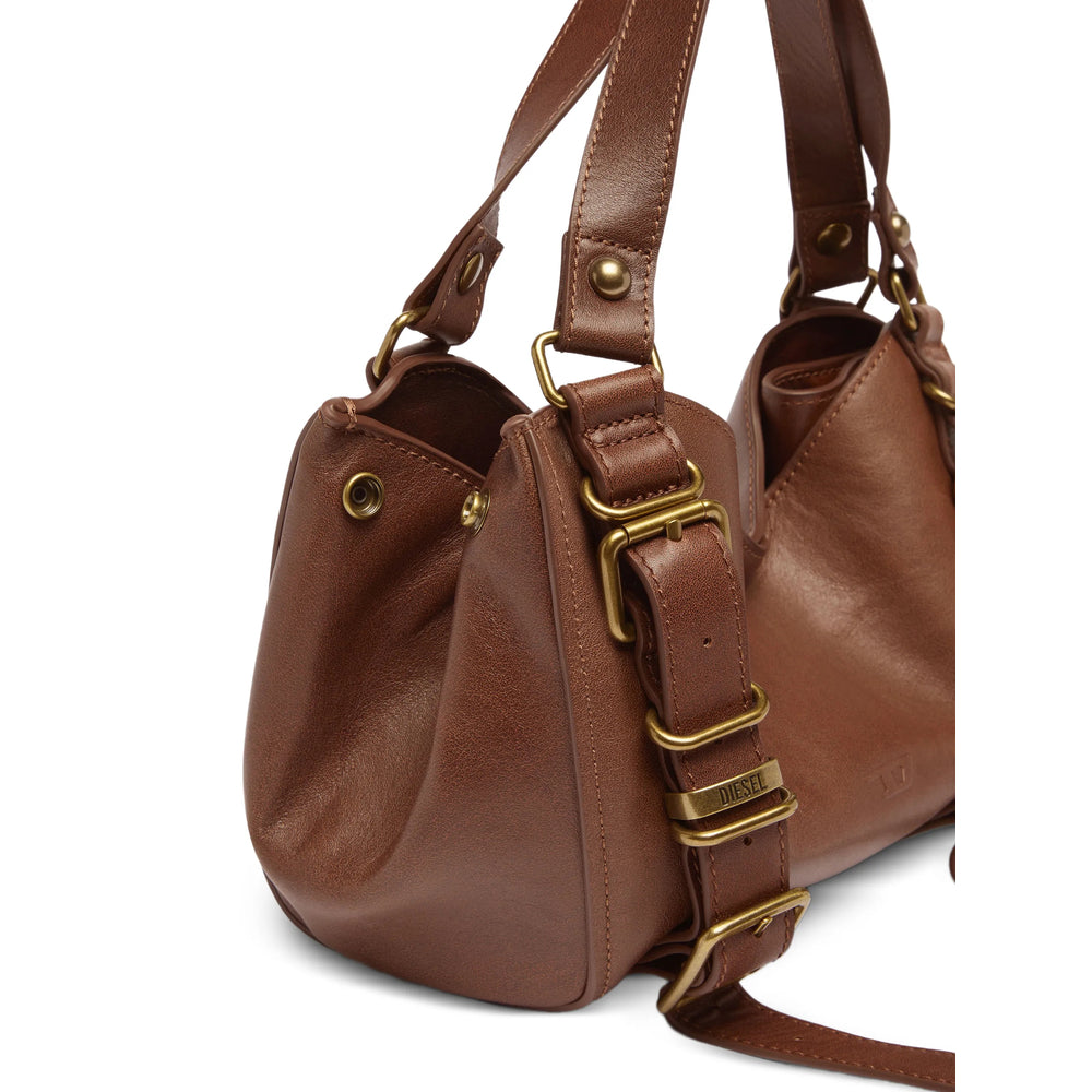 Diesel Brown Tote Bags Women DIESEL