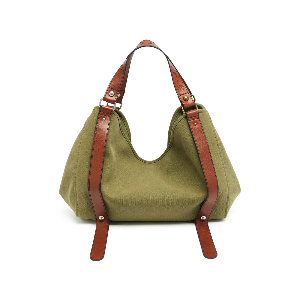 Diesel Green Shoulder Bags Women DIESEL