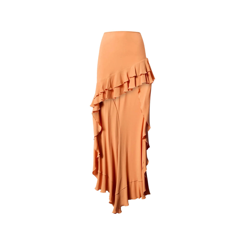 The Andamane Orange Skirts - Asymmetric & Draped Skirts Women THE ANDAMANE