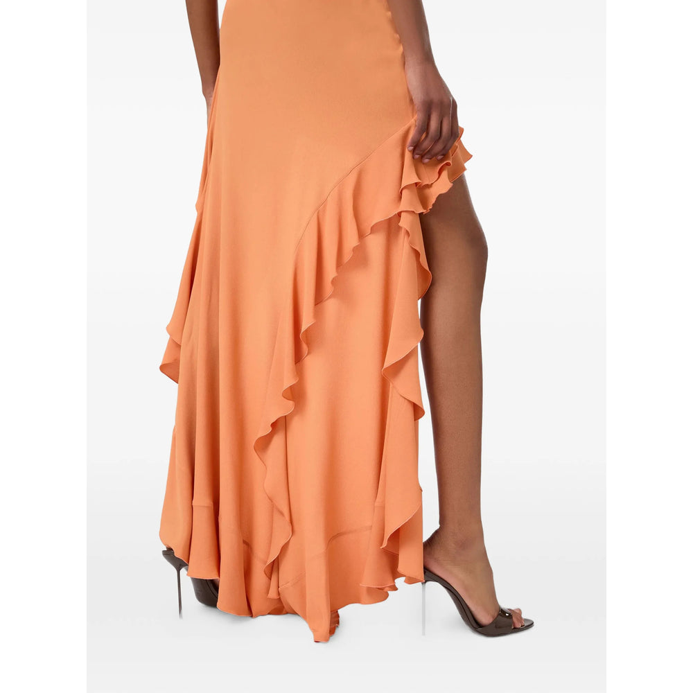The Andamane Orange Skirts - Asymmetric & Draped Skirts Women THE ANDAMANE