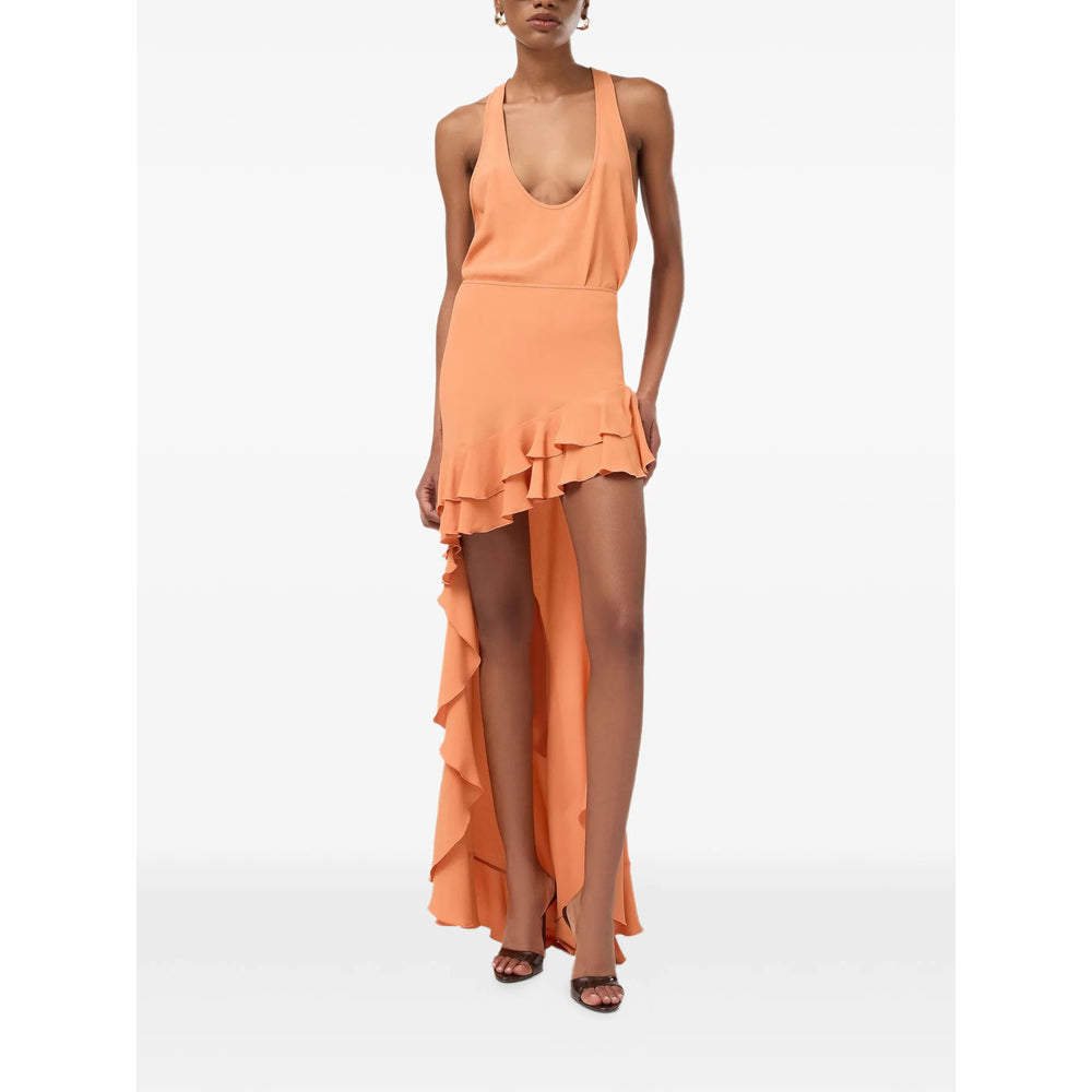 The Andamane Orange Skirts - Asymmetric & Draped Skirts Women THE ANDAMANE
