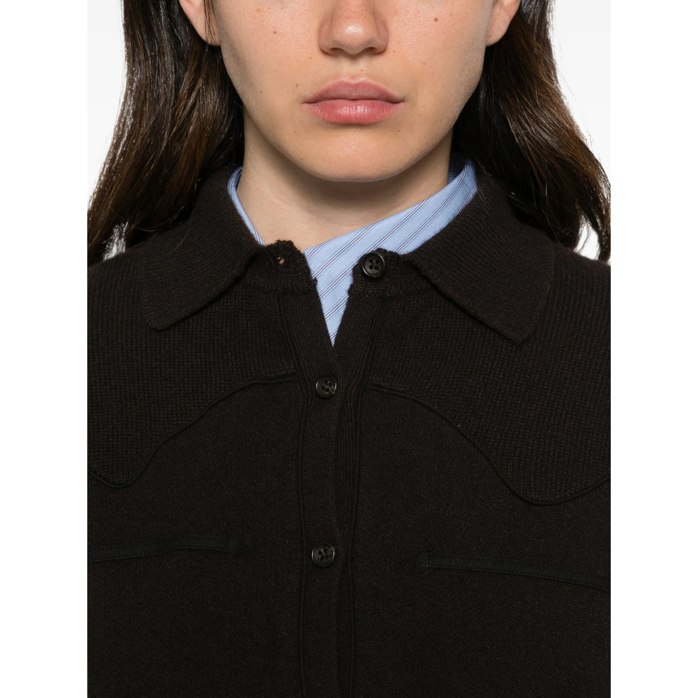 Guest In Residence Brown Knitwear - Cardigans Women GUEST IN RESIDENCE