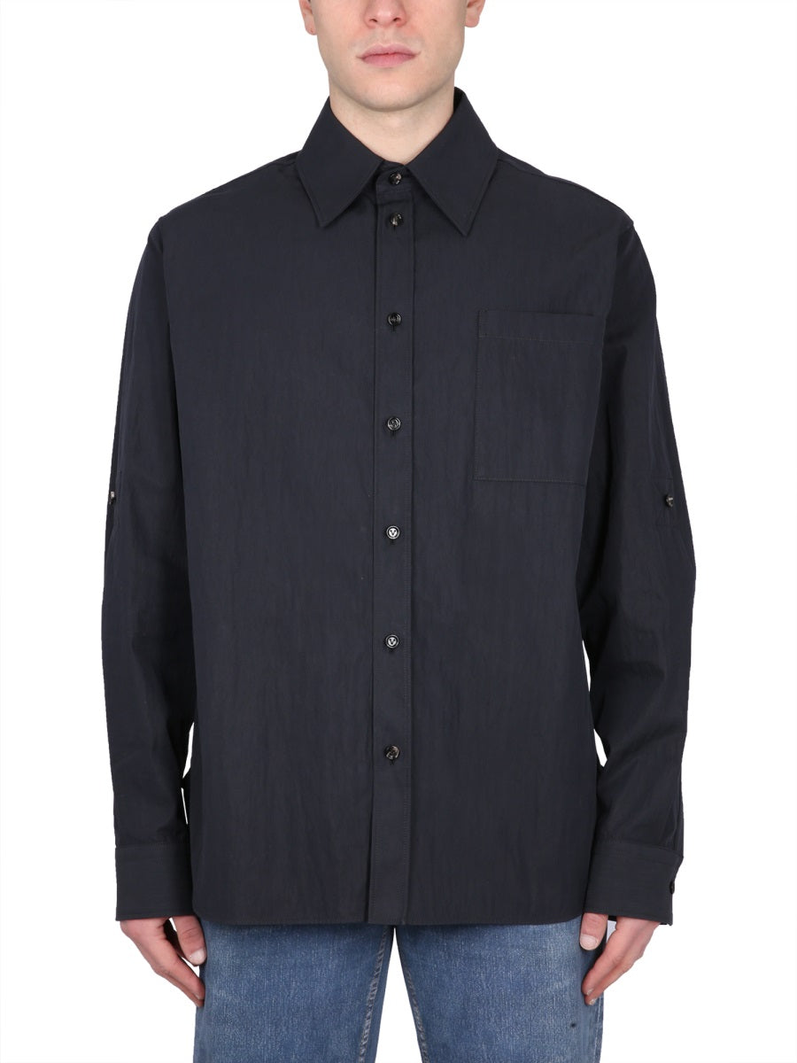 Bottega Veneta Men Cotton Twill Shirt BOTTEGA VENETA
