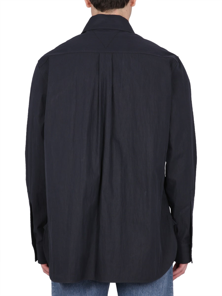 Bottega Veneta Men Cotton Twill Shirt BOTTEGA VENETA