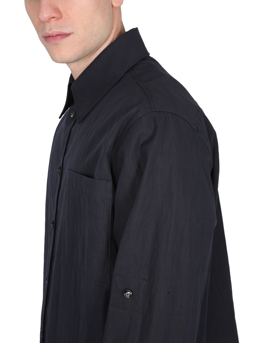 Bottega Veneta Men Cotton Twill Shirt BOTTEGA VENETA