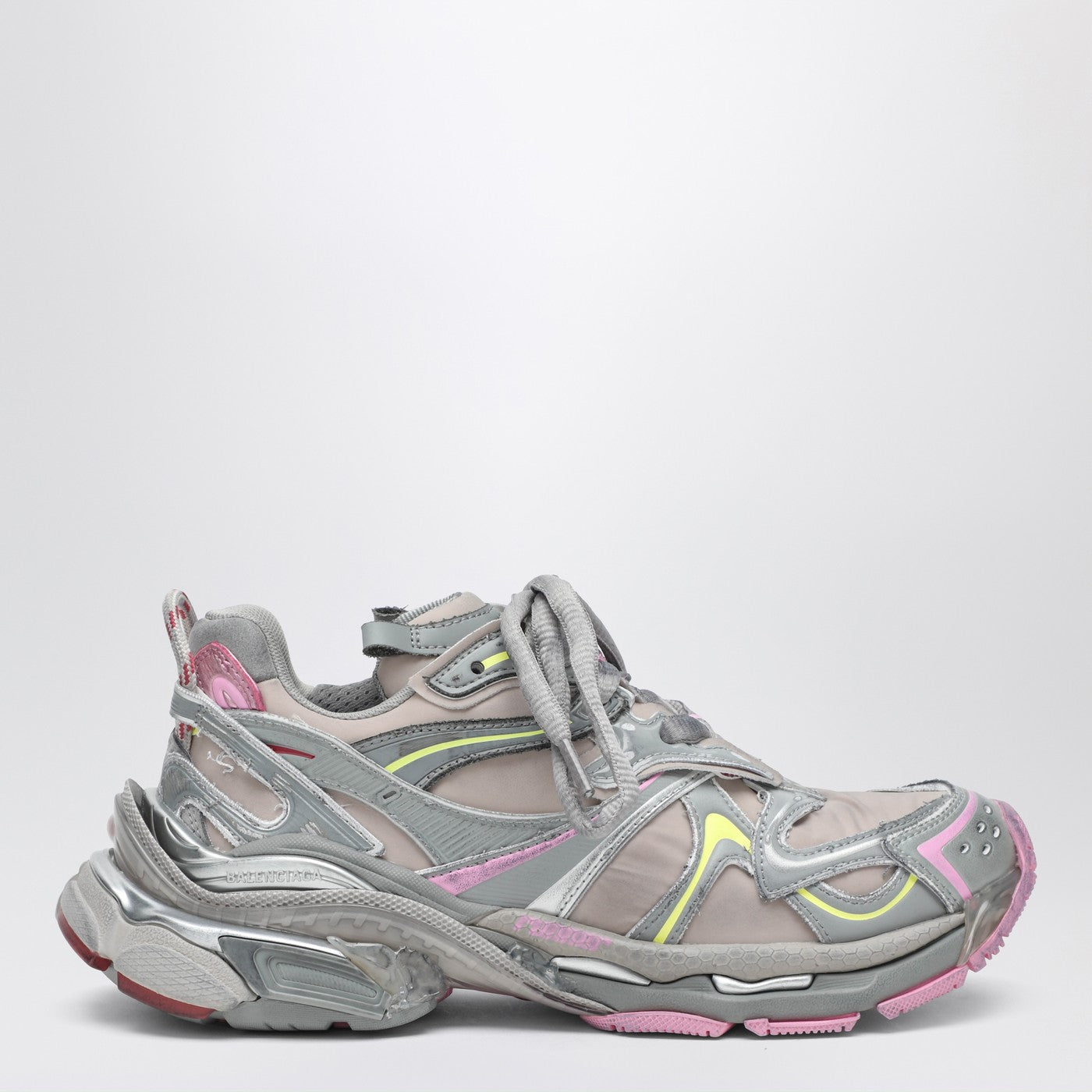 Balenciaga Runner 2.0 Grey/Yellow/Pink Sneakers Women BALENCIAGA