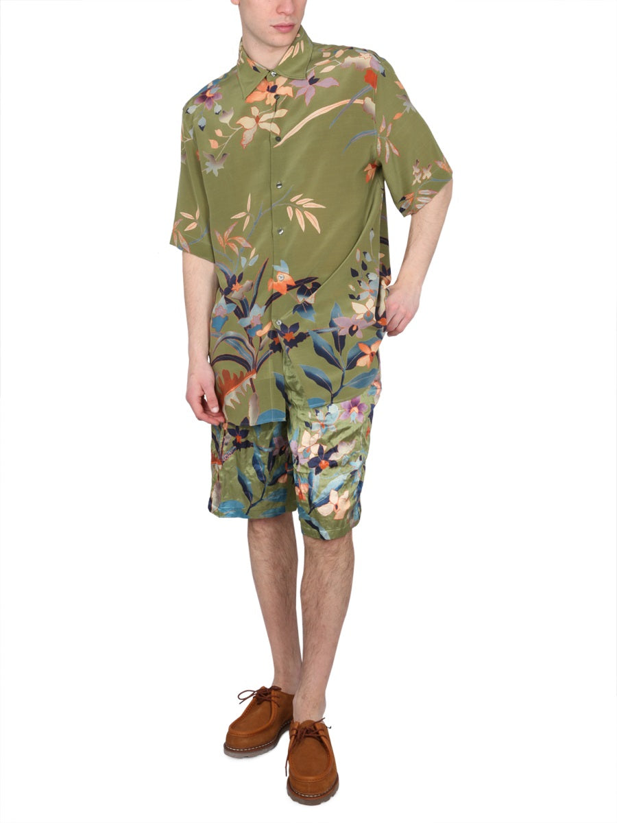 Etro Men Bermuda Shorts With Floral Print ETRO