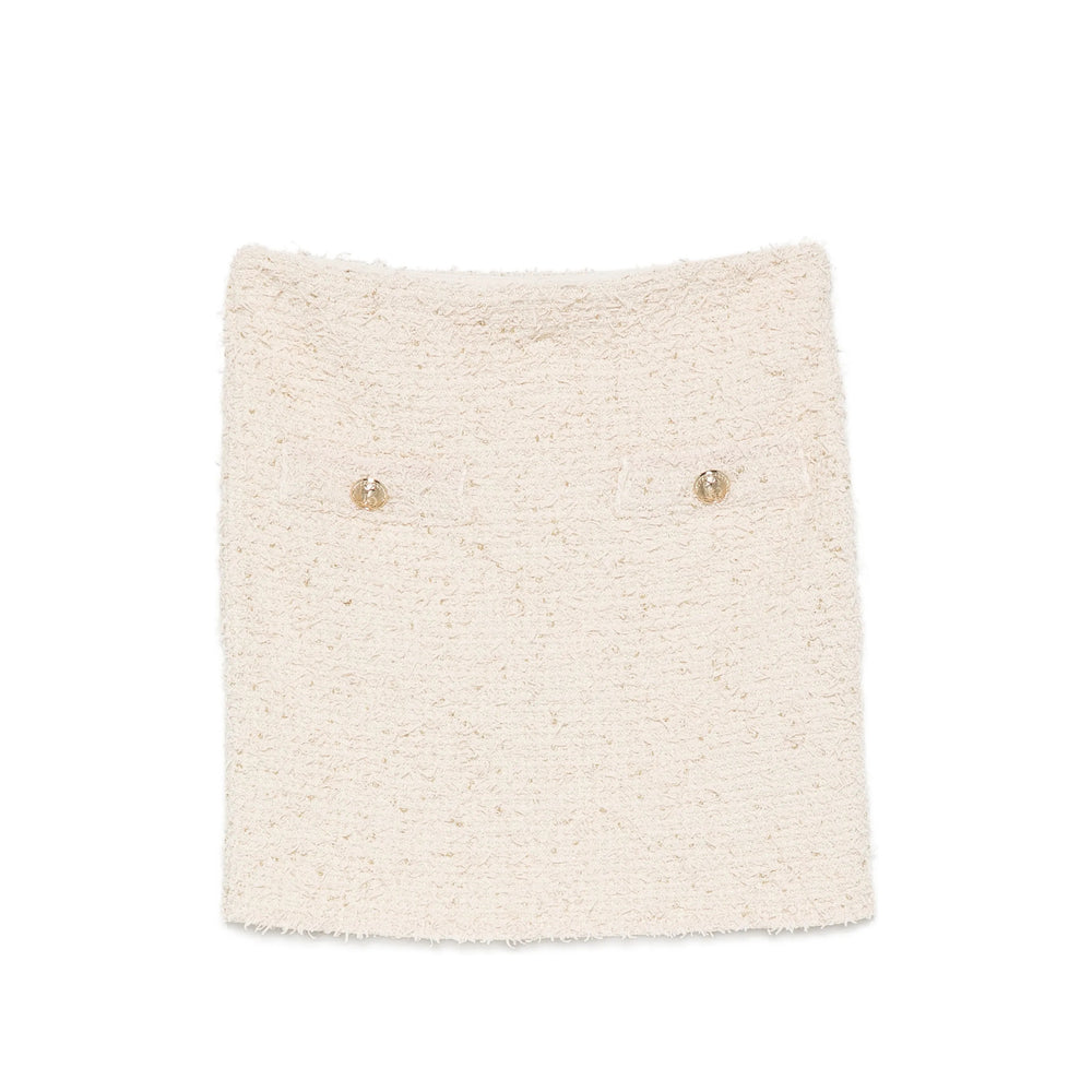 Balmain Neutrals Skirts - Straight Skirts Women BALMAIN