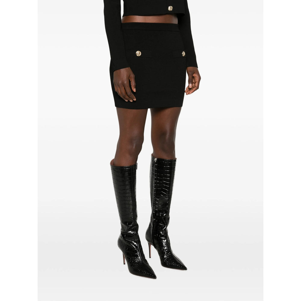 Balmain Black Skirts - Straight Skirts Women BALMAIN