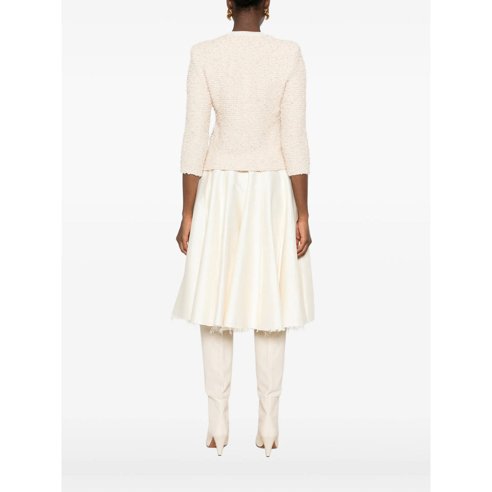 Balmain Neutrals Jackets - Tweed Jackets Women BALMAIN