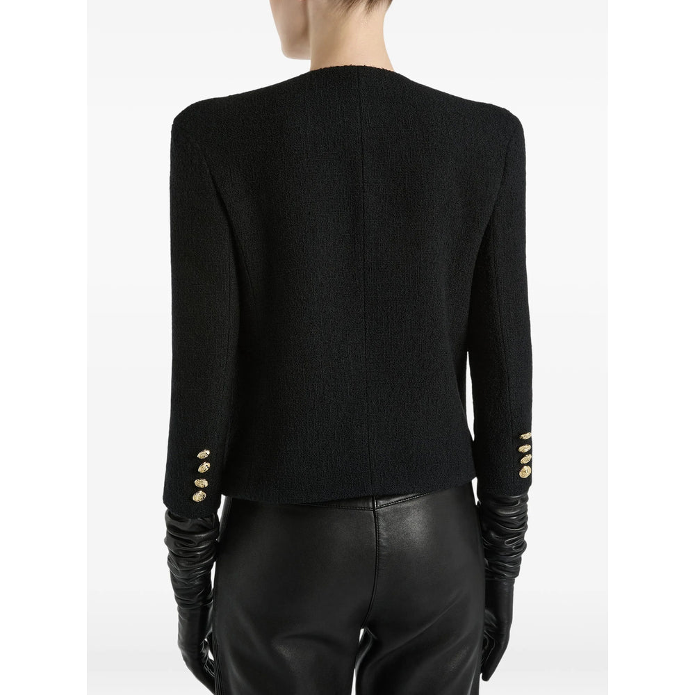 Balmain Black Jackets - Tweed Jackets Women BALMAIN