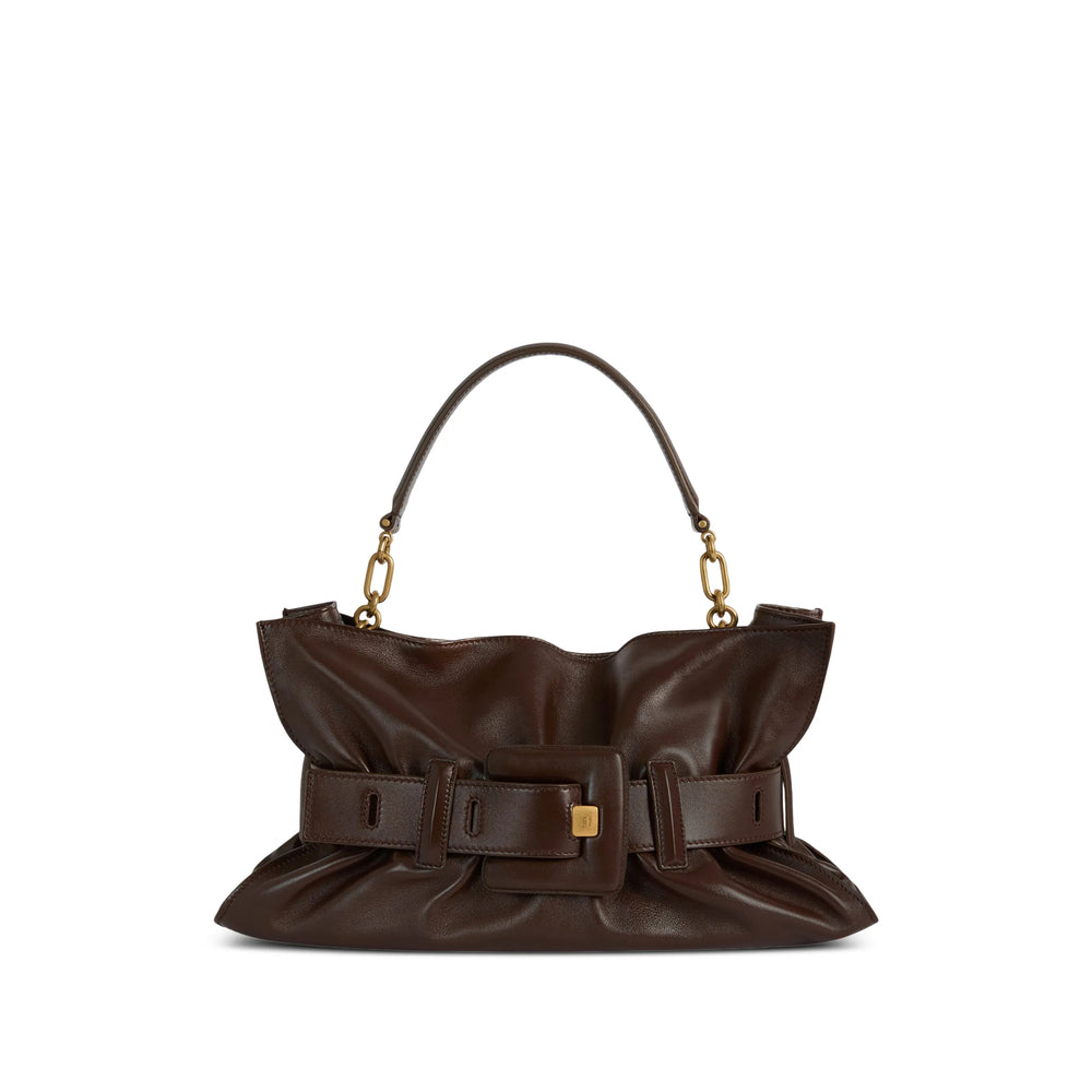 Balmain Brown Shoulder Bags Women BALMAIN