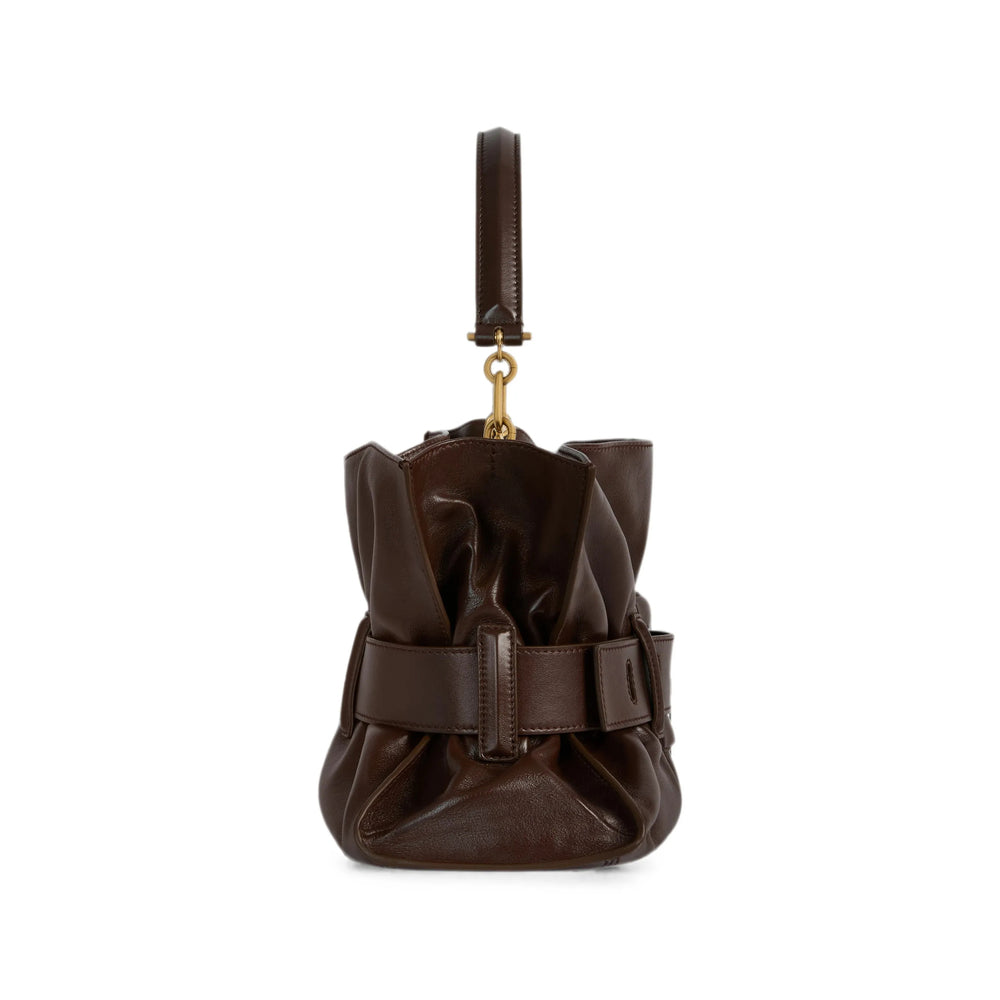 Balmain Brown Shoulder Bags Women BALMAIN