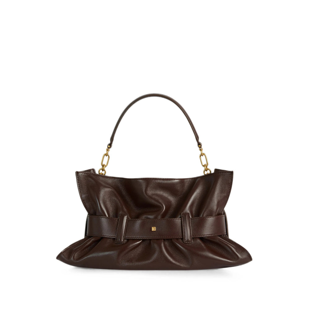Balmain Brown Shoulder Bags Women BALMAIN
