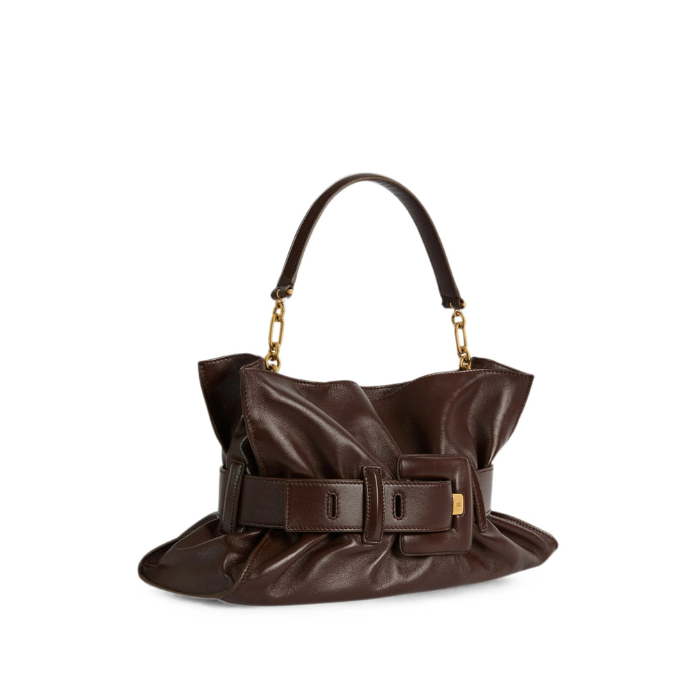 Balmain Brown Shoulder Bags Women BALMAIN