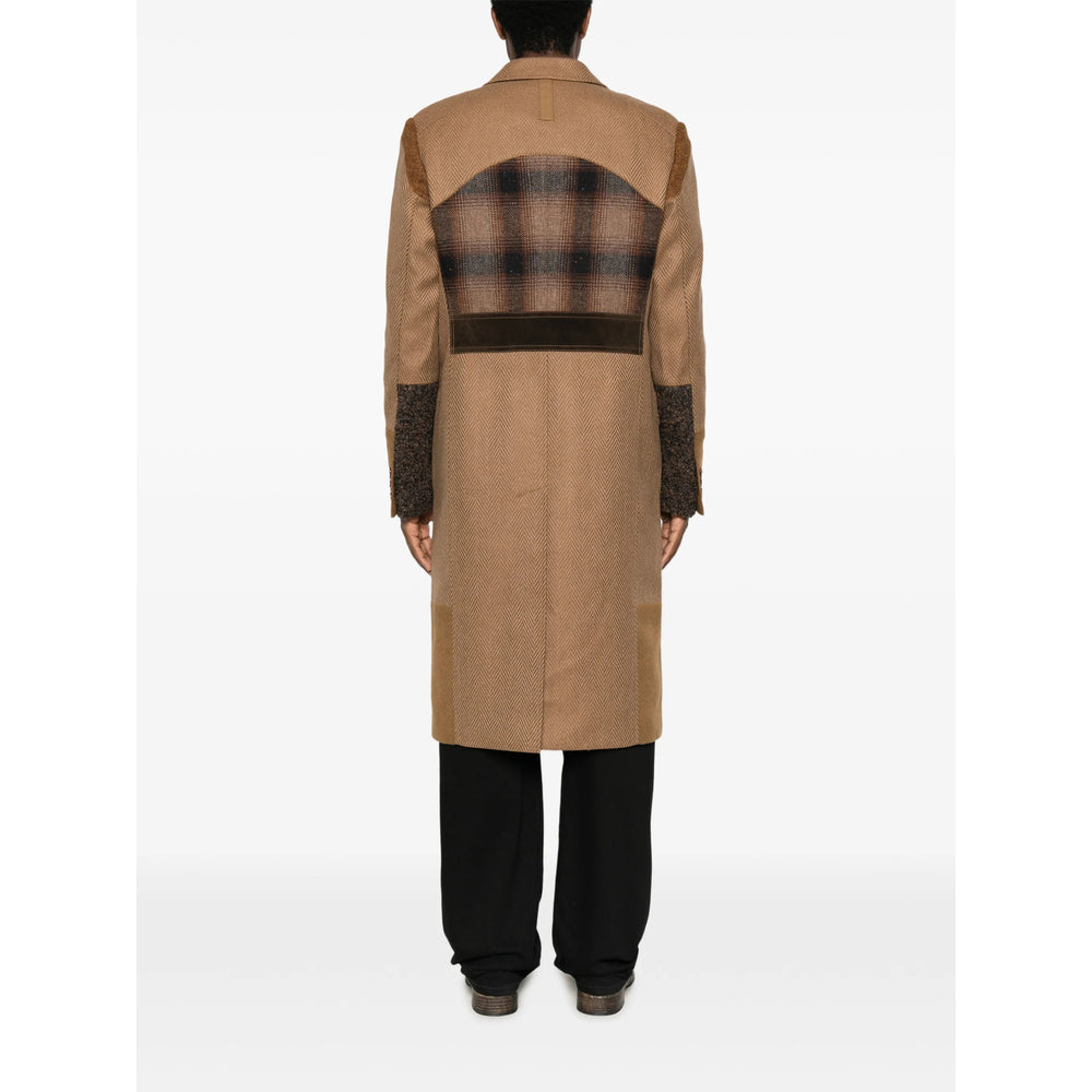Junya Watanabe Brown Coats - Single Breasted Coats Men JUNYA WATANABE