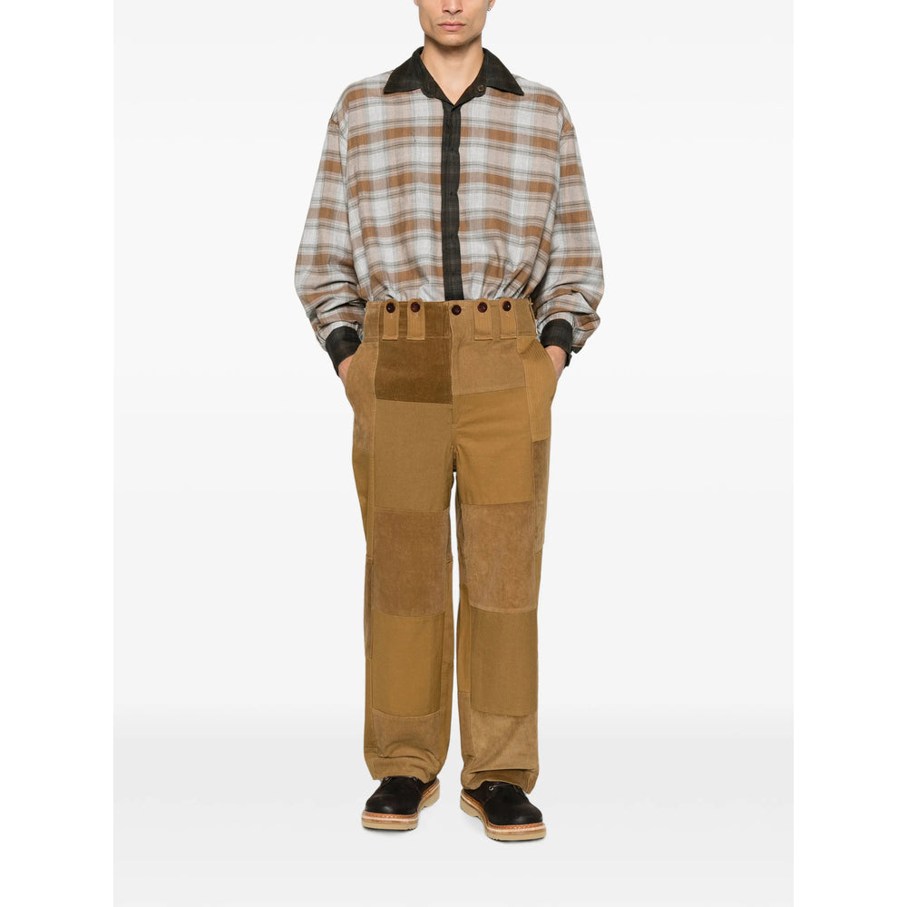 Junya Watanabe Brown Trousers - Regular & Straight-Leg Trousers Men JUNYA WATANABE