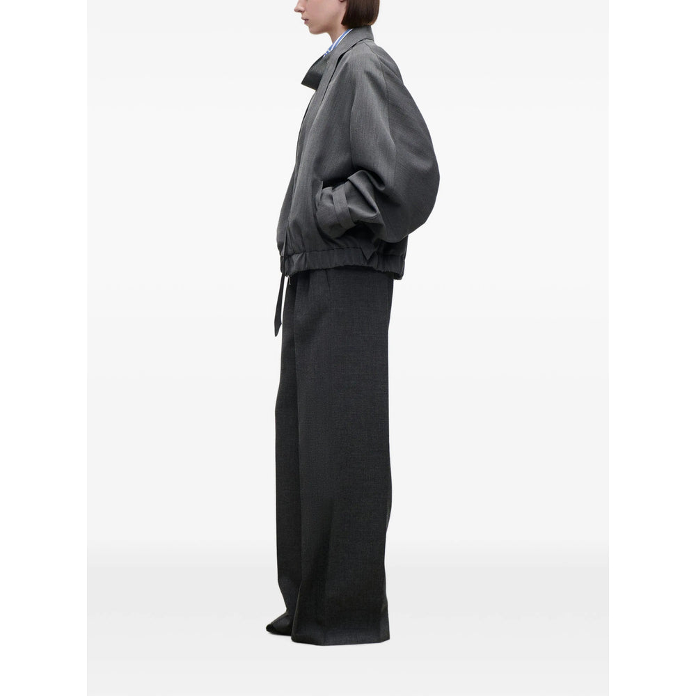 Victoria Beckham Grey Jackets - Bomber Jackets Women VICTORIA BECKHAM