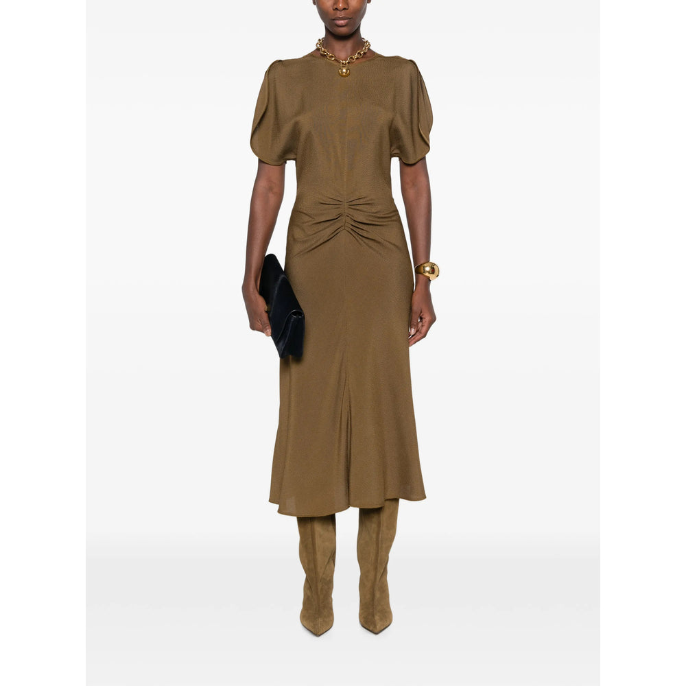 Victoria Beckham Green Dresses - Day Dresses Women VICTORIA BECKHAM