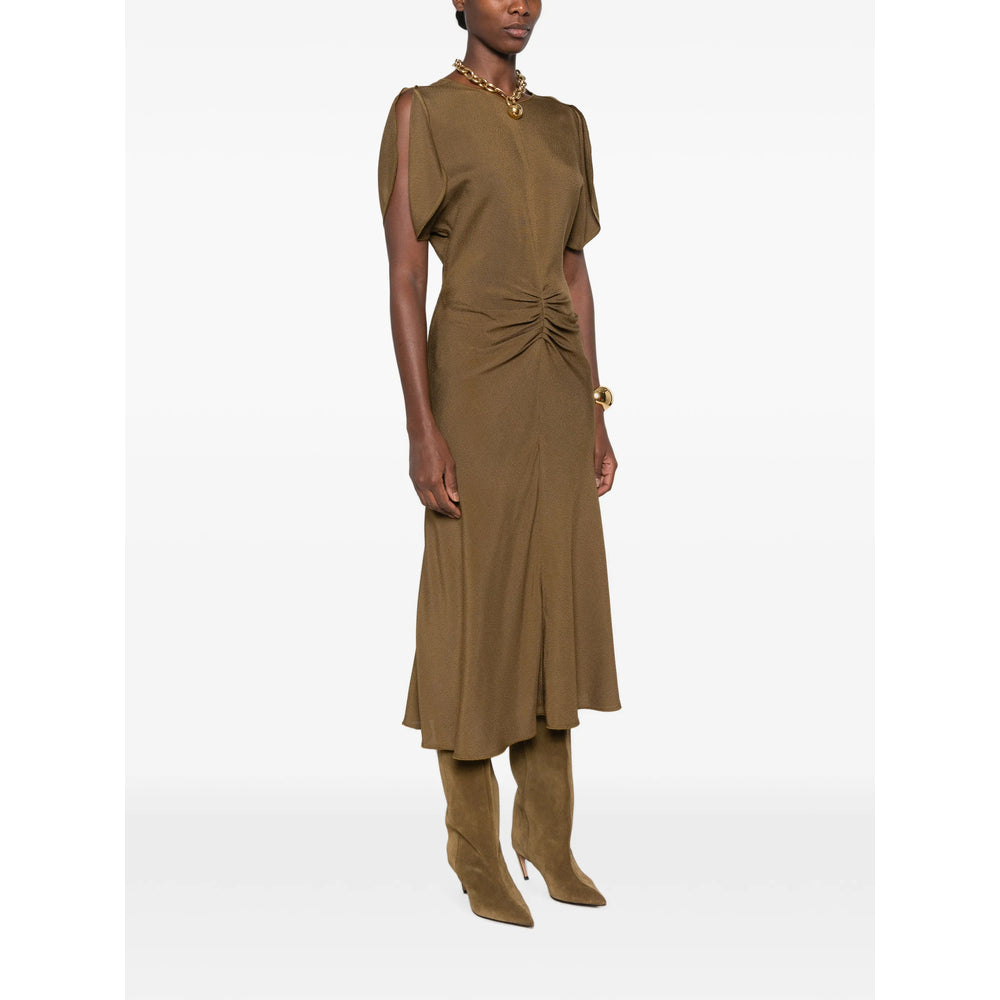 Victoria Beckham Green Dresses - Day Dresses Women VICTORIA BECKHAM