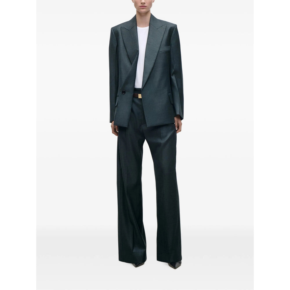 Victoria Beckham Green Jackets - Blazers Women VICTORIA BECKHAM