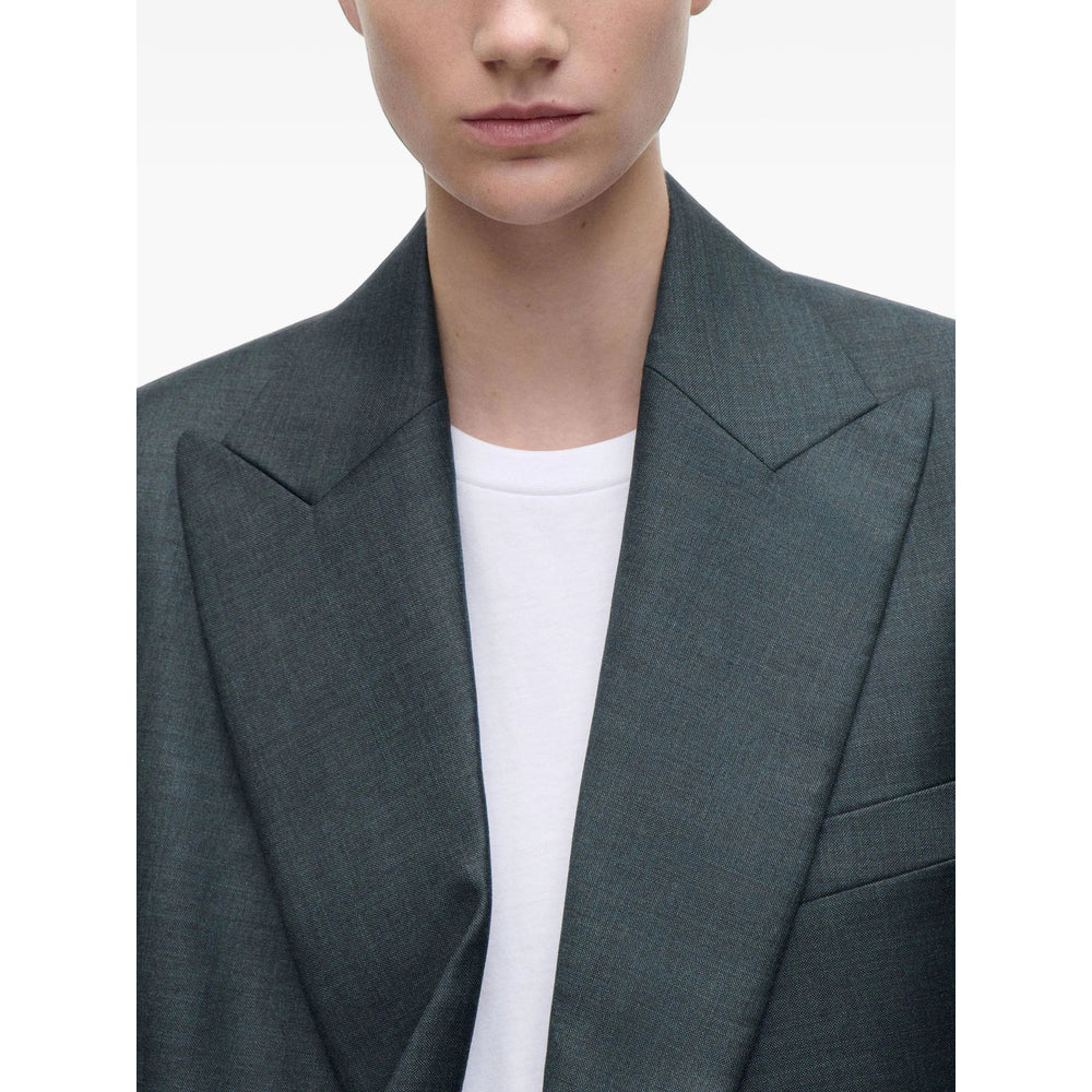 Victoria Beckham Green Jackets - Blazers Women VICTORIA BECKHAM