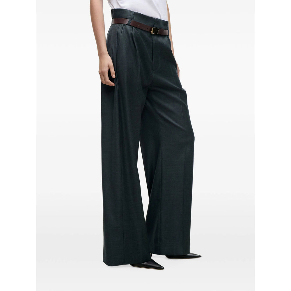 Victoria Beckham Green Trousers - Tailored Trousers Women VICTORIA BECKHAM