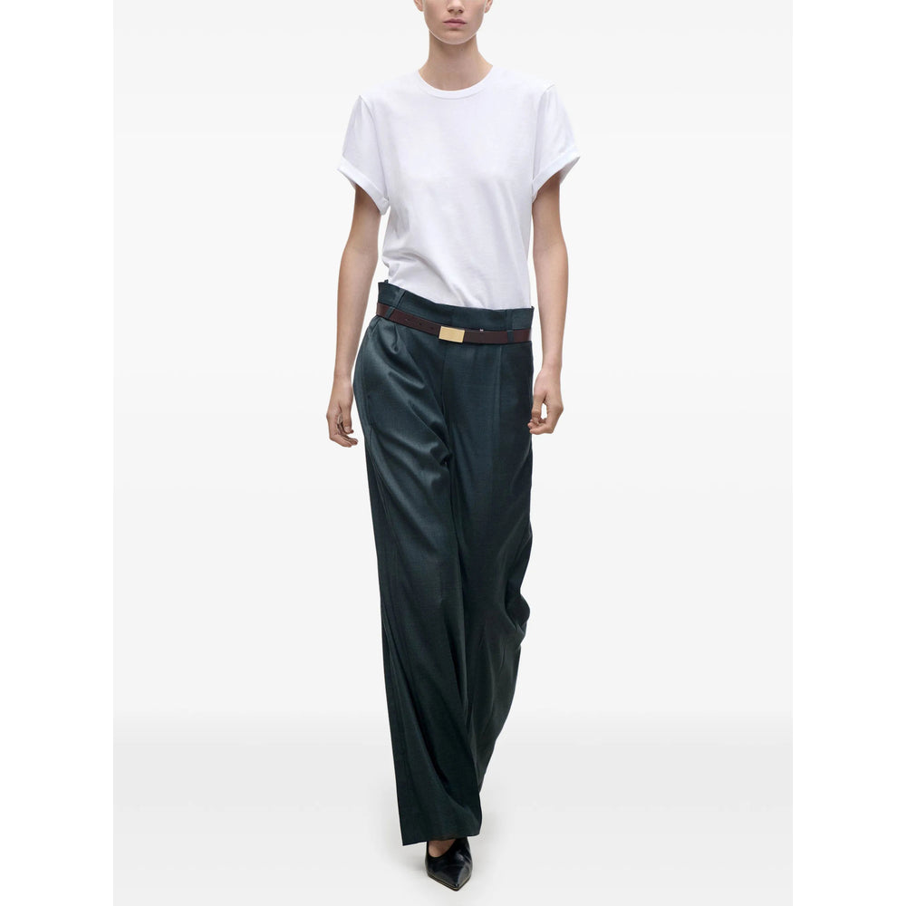 Victoria Beckham Green Trousers - Tailored Trousers Women VICTORIA BECKHAM