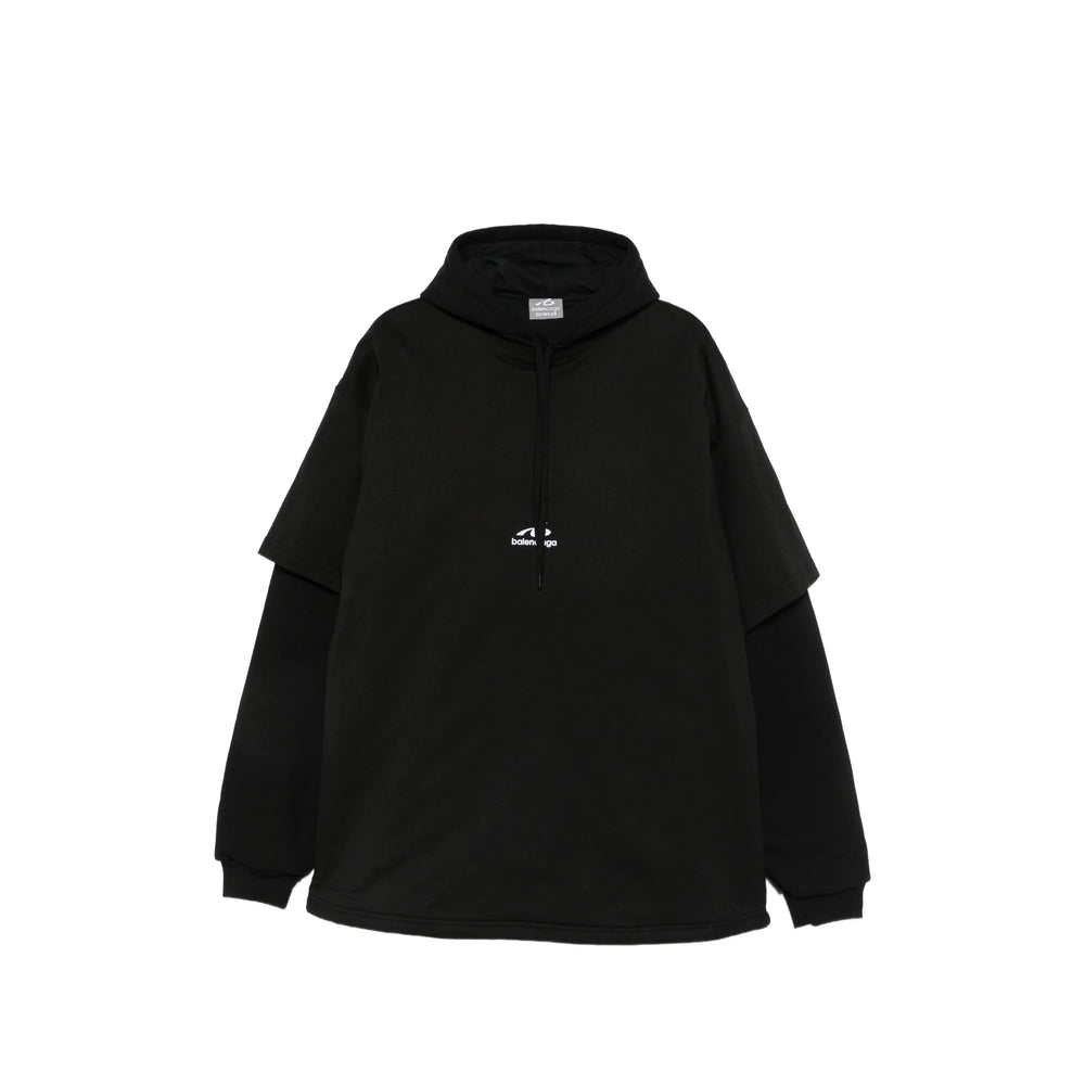 Balenciaga Black Sweaters & Knitwear - Hoodies Men BALENCIAGA