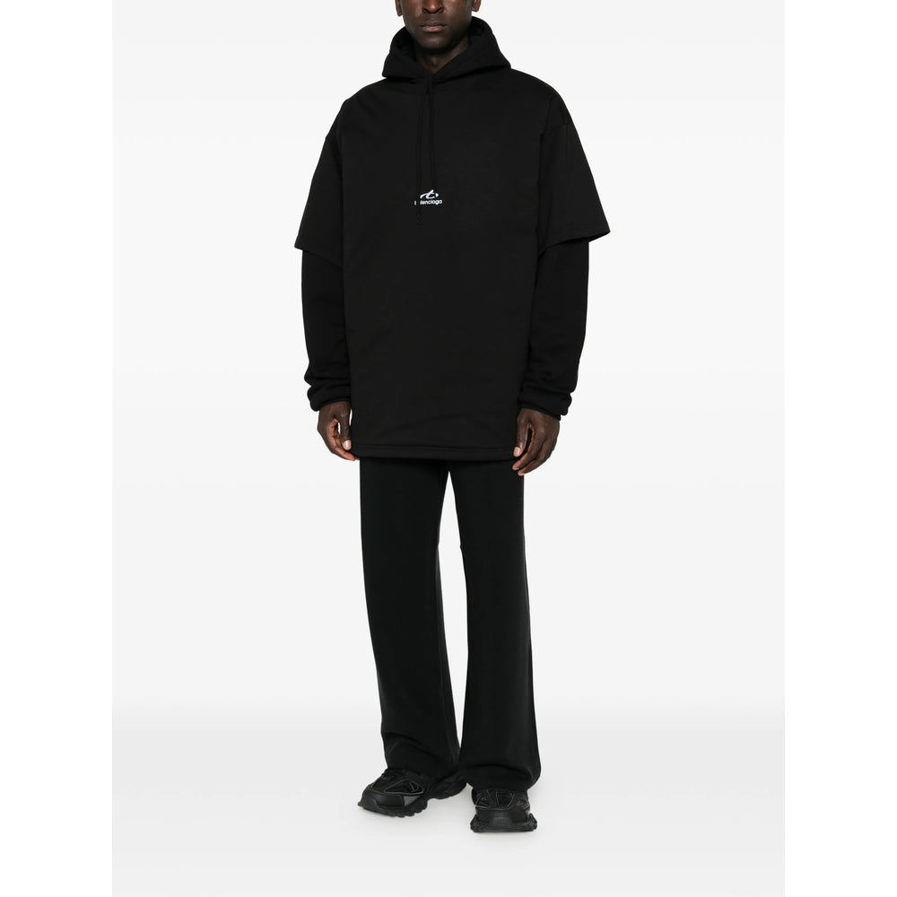Balenciaga Black Sweaters & Knitwear - Hoodies Men BALENCIAGA