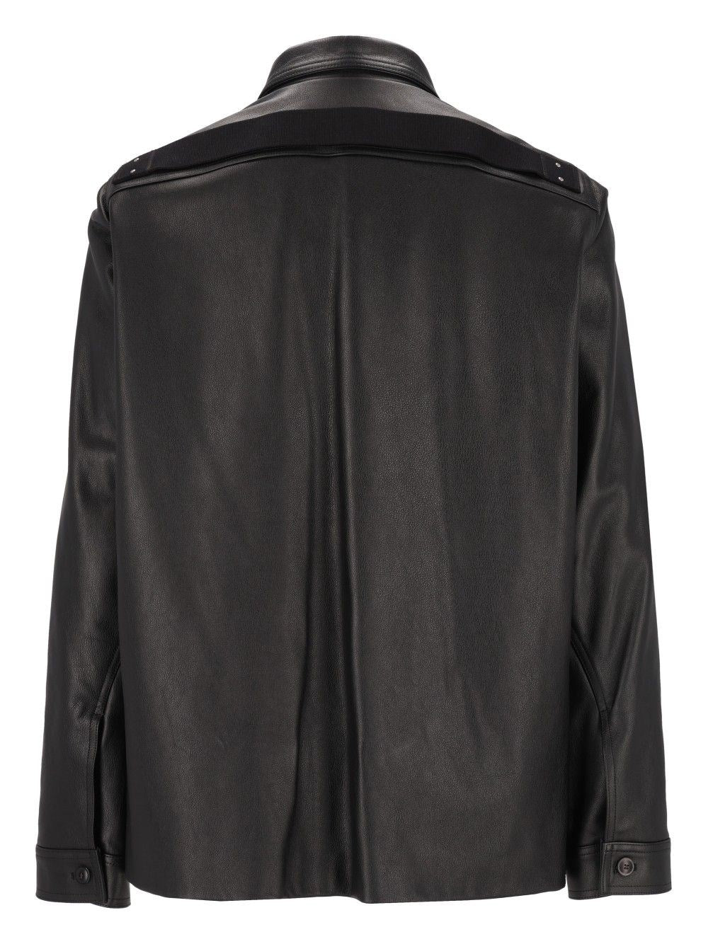 Rick Owens Men Brad Leather Jacket RICK OWENS