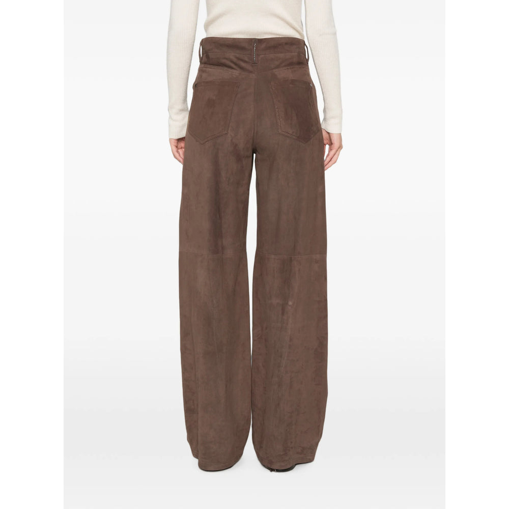 Brunello Cucinelli Brown Trousers - Palazzo Pants Women BRUNELLO CUCINELLI