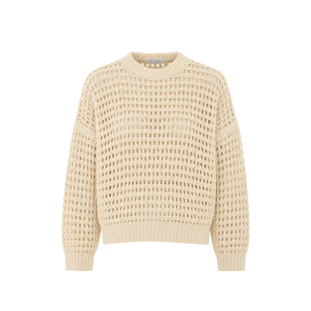 Brunello Cucinelli Neutrals Knitwear - Jumpers Women BRUNELLO CUCINELLI