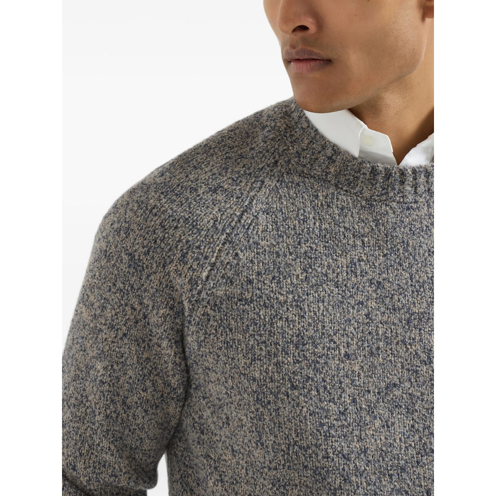 Brunello Cucinelli Grey Sweaters & Knitwear - Jumpers Men BRUNELLO CUCINELLI