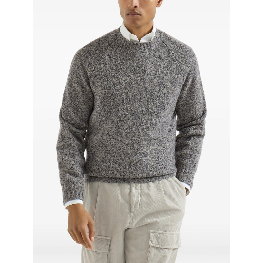 Brunello Cucinelli Grey Sweaters & Knitwear - Jumpers Men BRUNELLO CUCINELLI