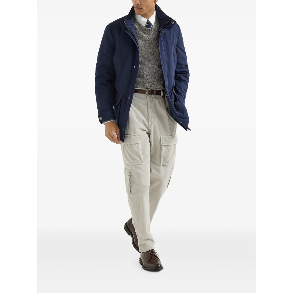 Brunello Cucinelli Grey Sweaters & Knitwear - Jumpers Men BRUNELLO CUCINELLI